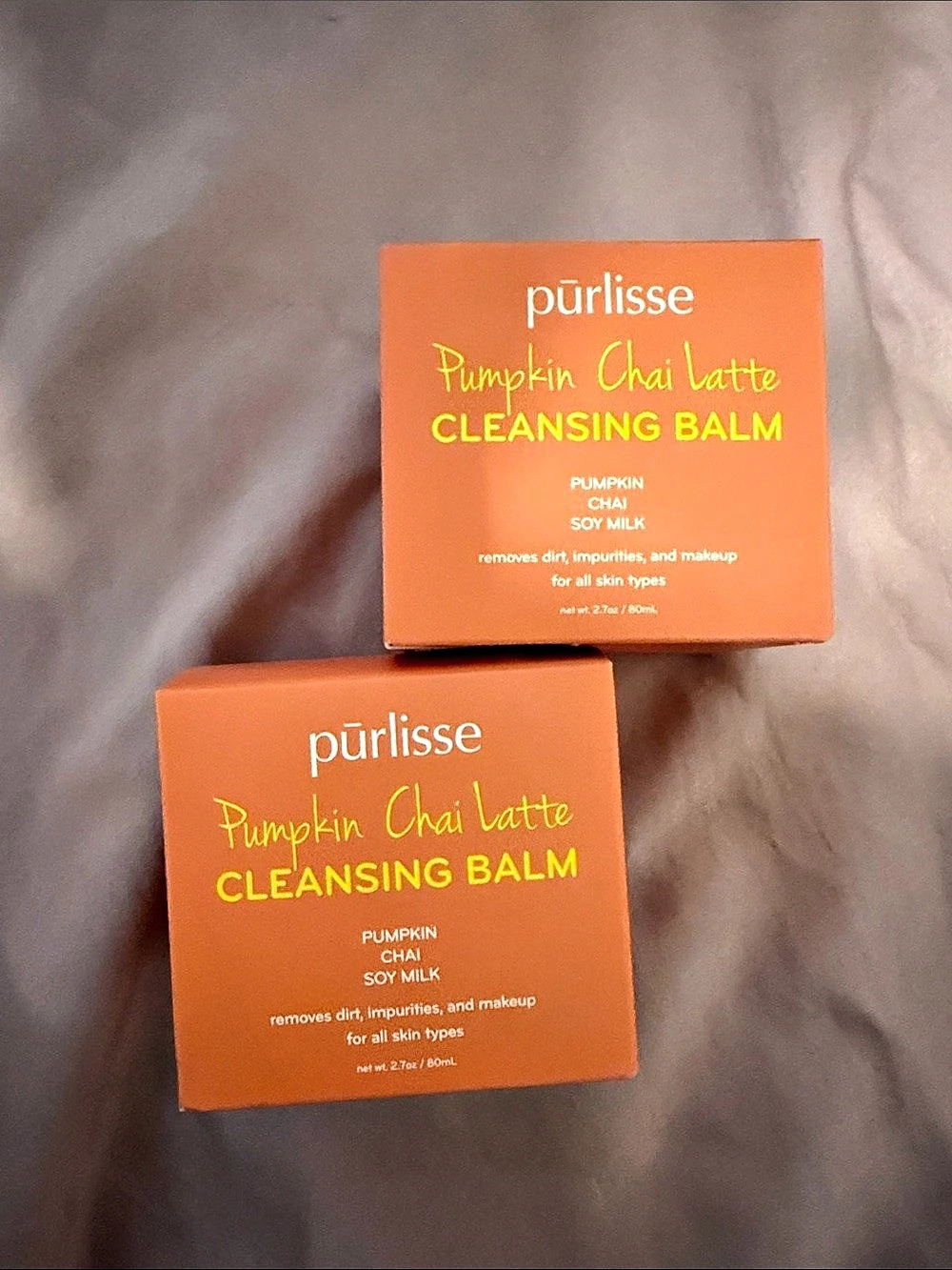 pürlisse Pumpkin Chai Latte Cleansing Balm 2-Pack